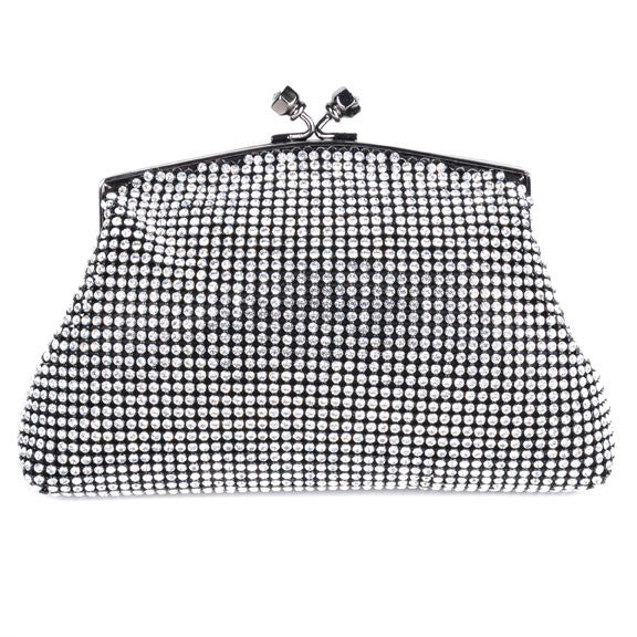 Swarovski Crystal Soft Mesh Evening Bag