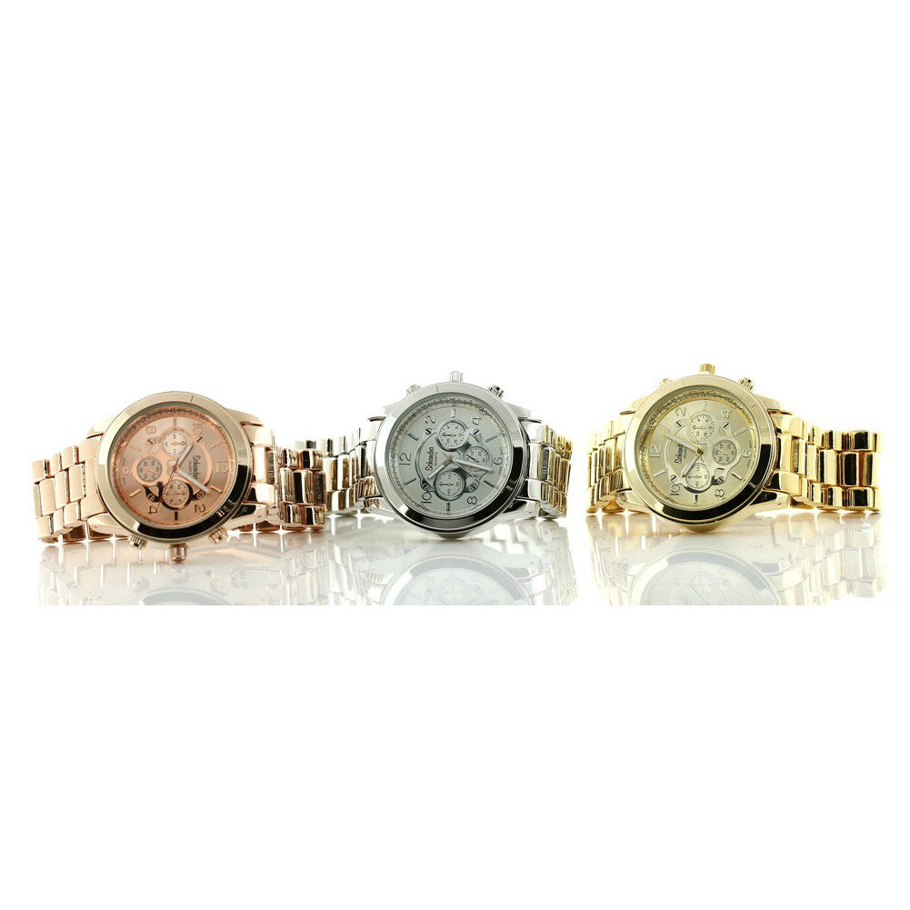 Quadro & Petite 5-link Bracelet Watches | DW US
