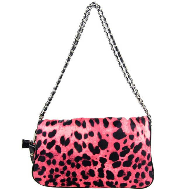 Pink Leopard Print Shoulder Bag – Chic Stories