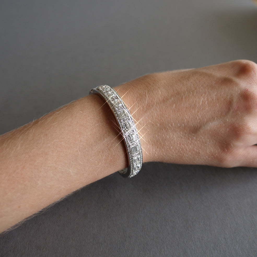Swarovski Emily crystal bracelet, clear